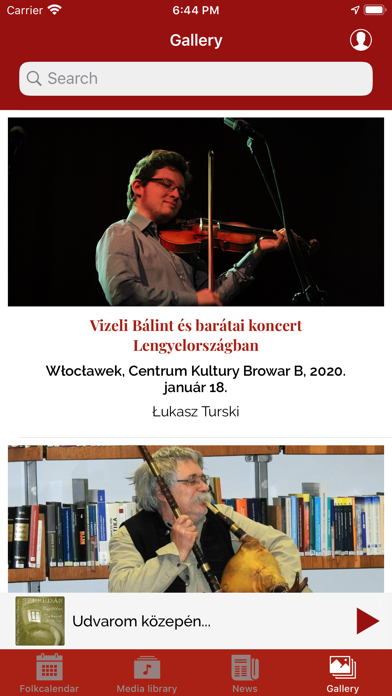 Folkrádió iPhone screenshot 7 - Music app