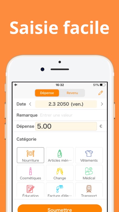 Screenshot #2 pour Livre de comptes & dépenses