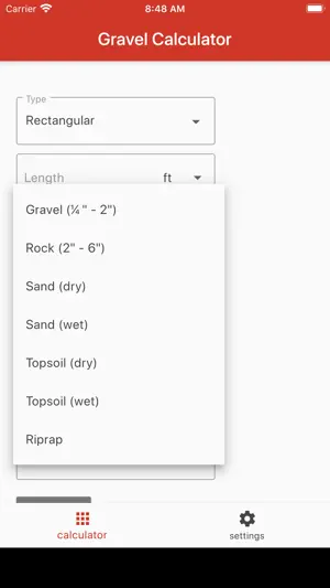 Gravel Calculator Plus screenshot 3