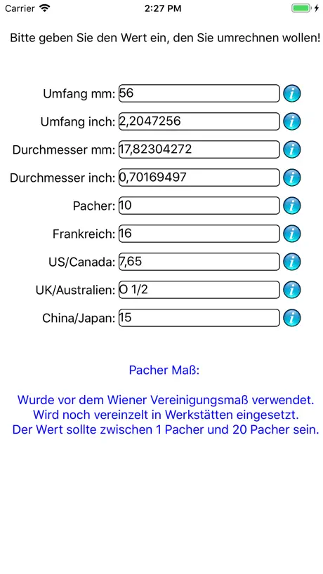 Ringgröße