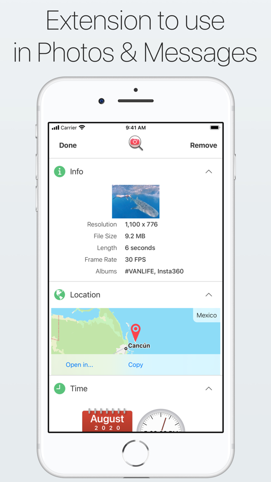 #1. Photo Investigator: GPS & EXIF (iOS) بواسطة: Daniel Anderson