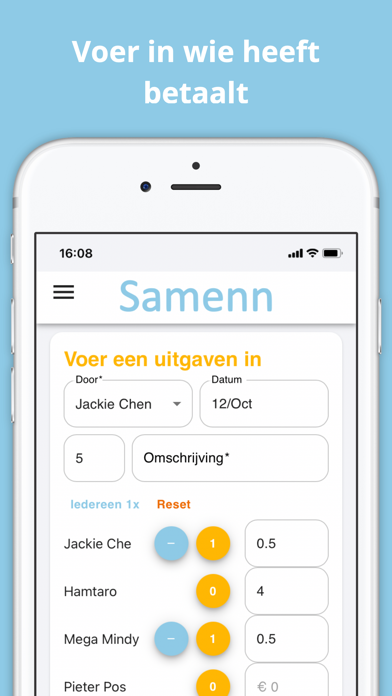 Screenshot #2 pour Eetlijst