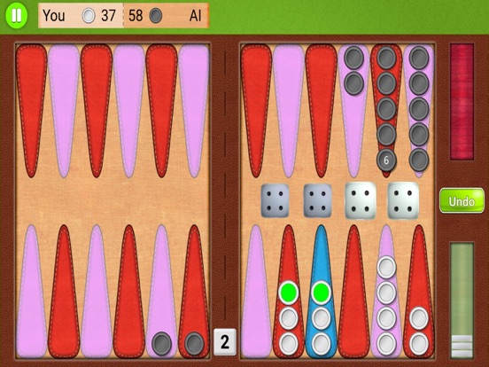 Backgammon Unlimited iPad screenshot
