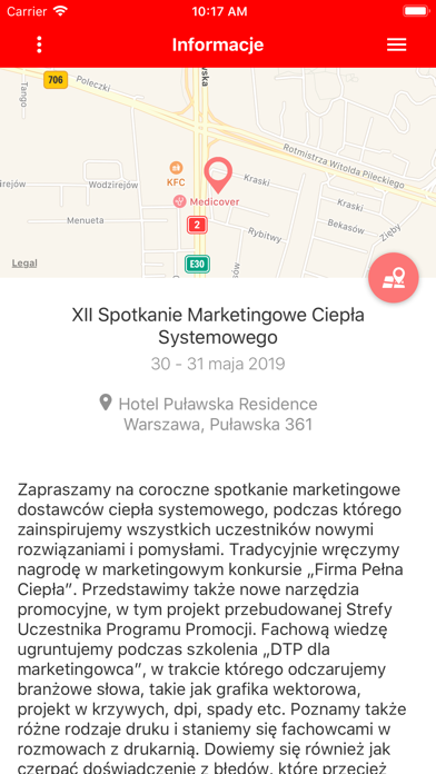 IGCP konferencje Screenshot