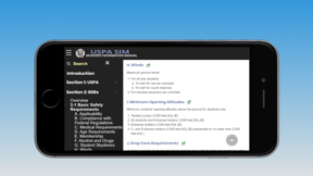 USPA SIM screenshot