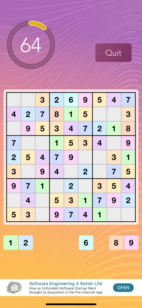 Brain Monitor: Sudoku