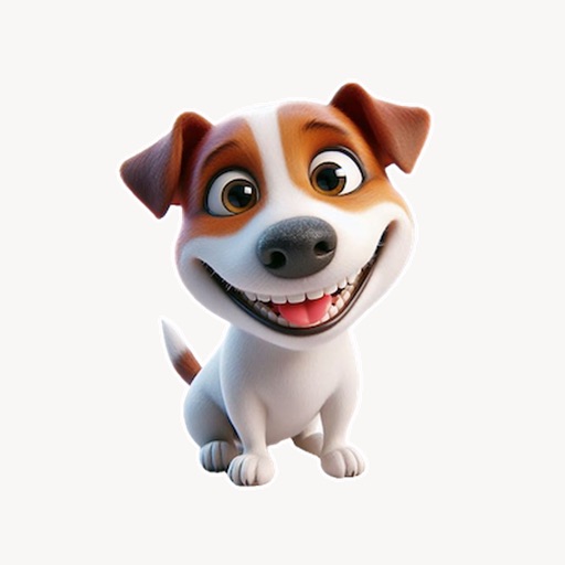 Happy Jack Russell Stickers icon