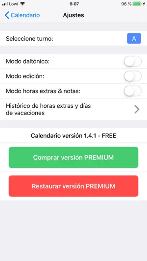 Acerinox - Calendario 5º turno screenshot 2