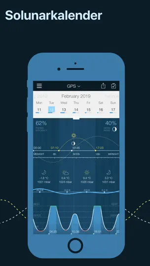Fishing Calendar, Fish Finder iPhone-skjermbilde 1