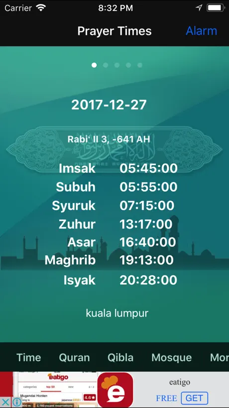 Solat Malaysia 2025