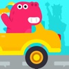 赤ちゃんレースゲーム：子供向け恐竜くるま車運転シュミレーター