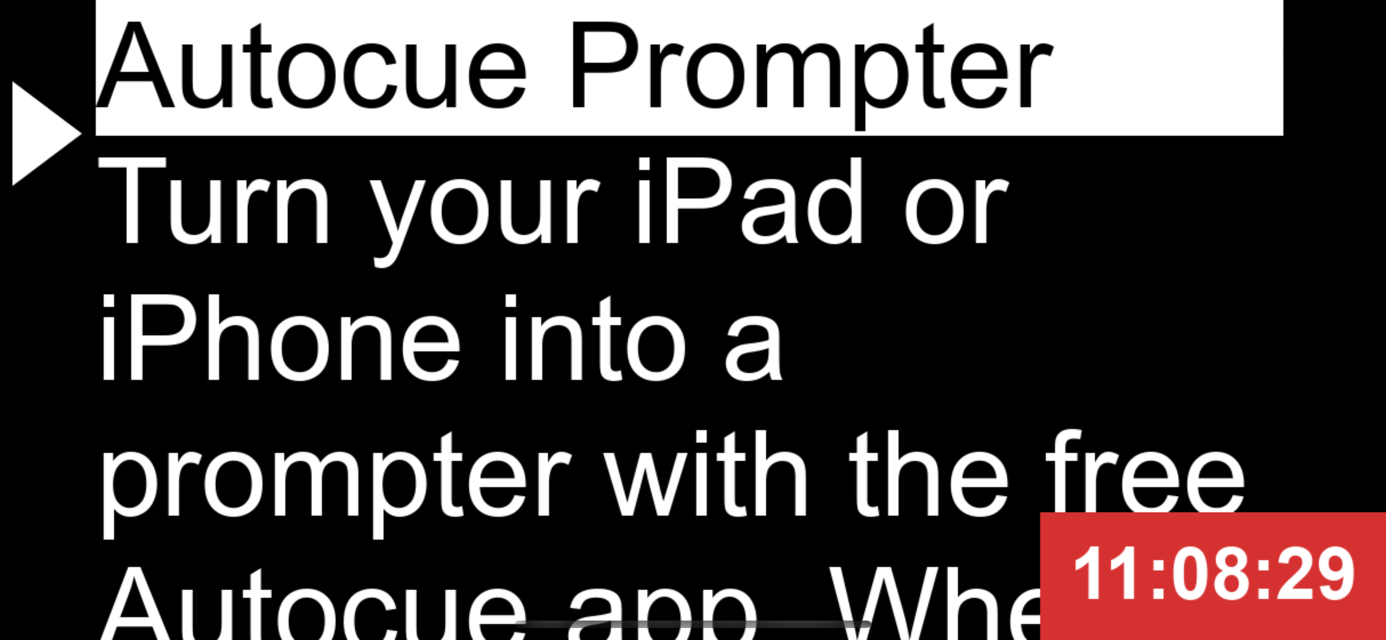 Autocue Prompter