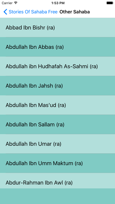 Stories of Sahaba - Companions iPhone screenshot