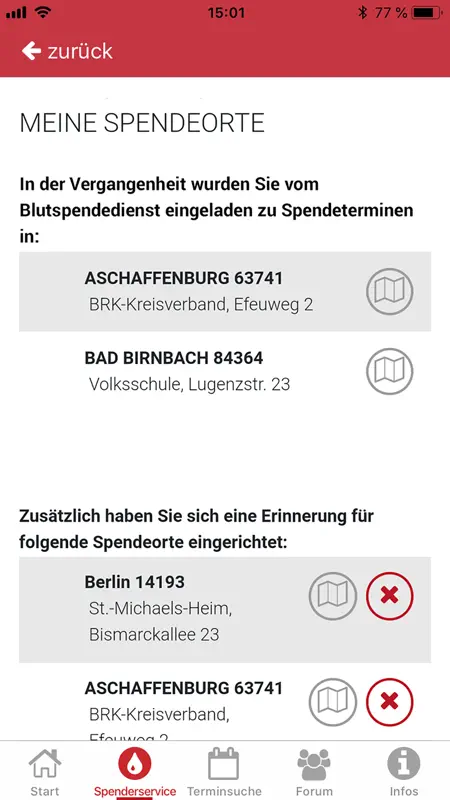 Blutspende screenshot 7 of 10