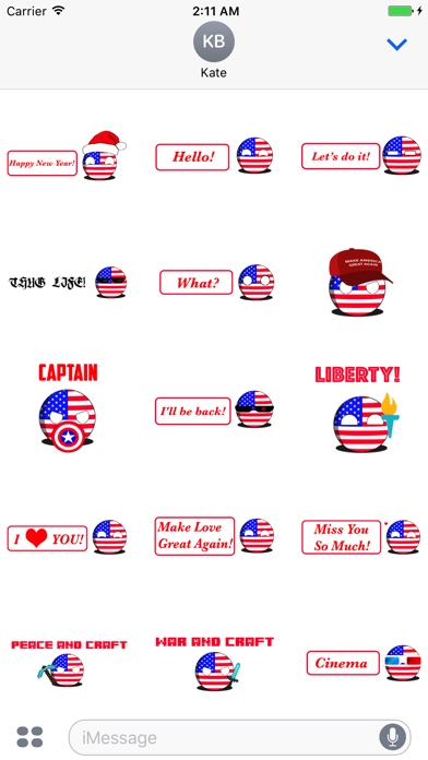 Screenshot #1 pour CountryBalls - USA
