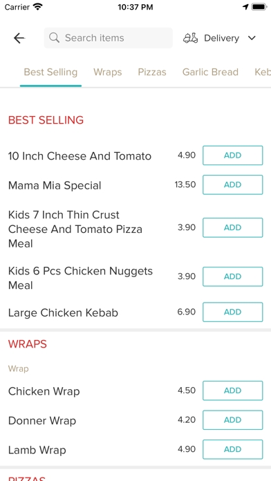Mama Mia Pizzeria. Screenshot