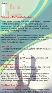 brain teasers tests iPhone Captures Décran 3