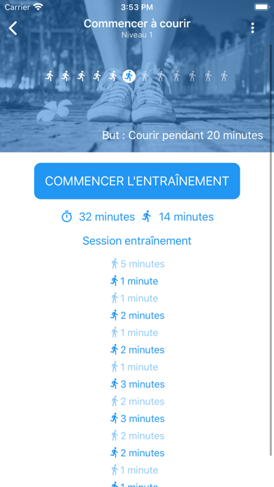 Screenshot #2 pour Commencez à courir. AxiomRun
