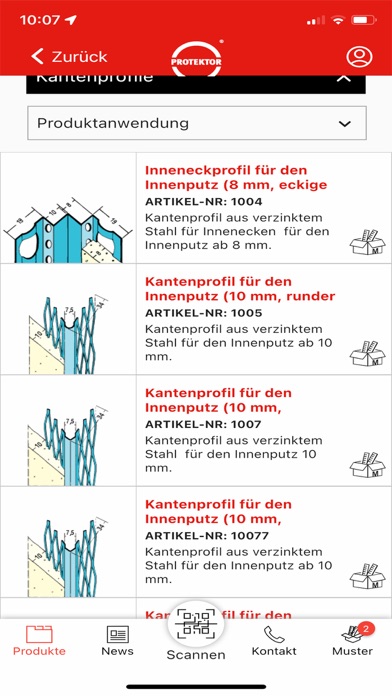 Screenshot #3 pour Protektor - Meine Bauprofile