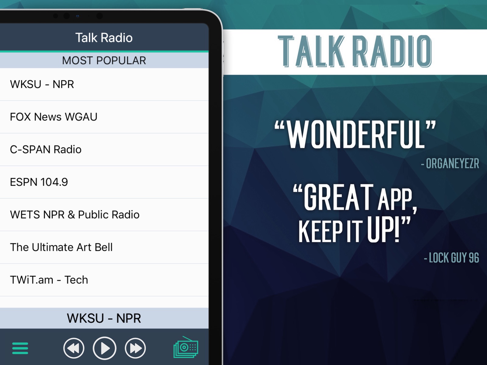 Techno Radio+ ipad screenshot 2