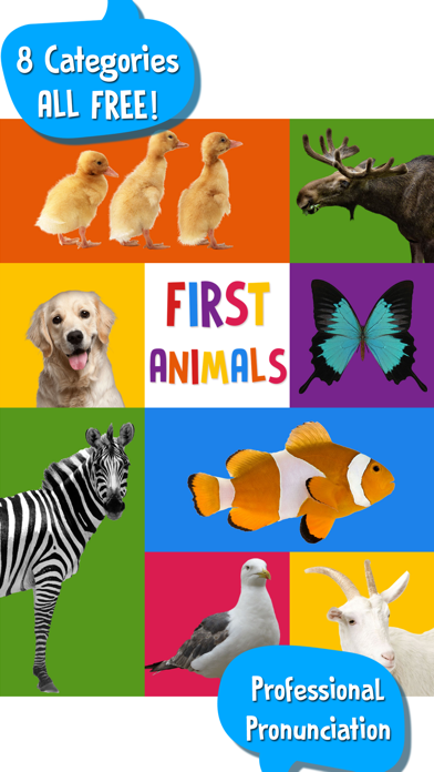 Screenshot #1 pour First Words: Animals - Premium