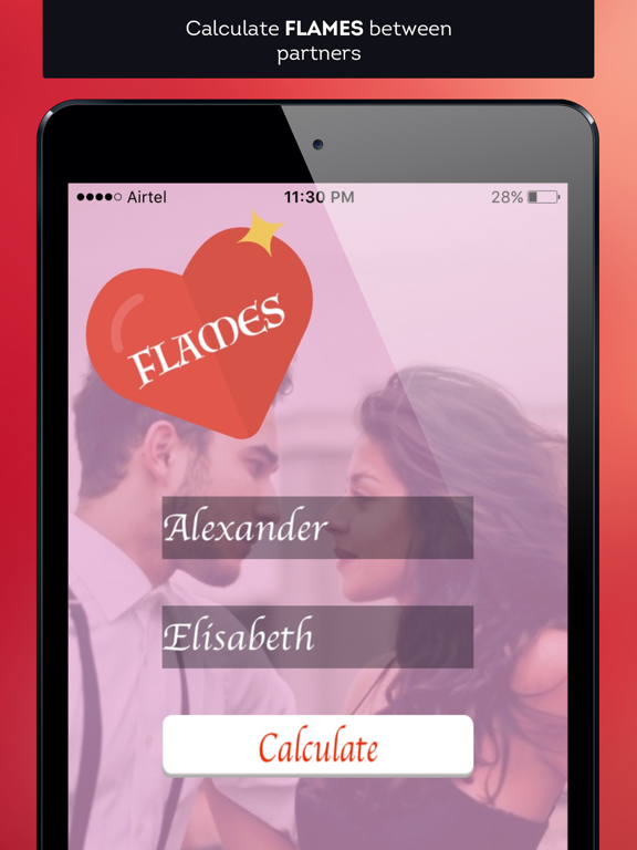 Screenshot #4 pour FLAMES Calculator - Love Meter