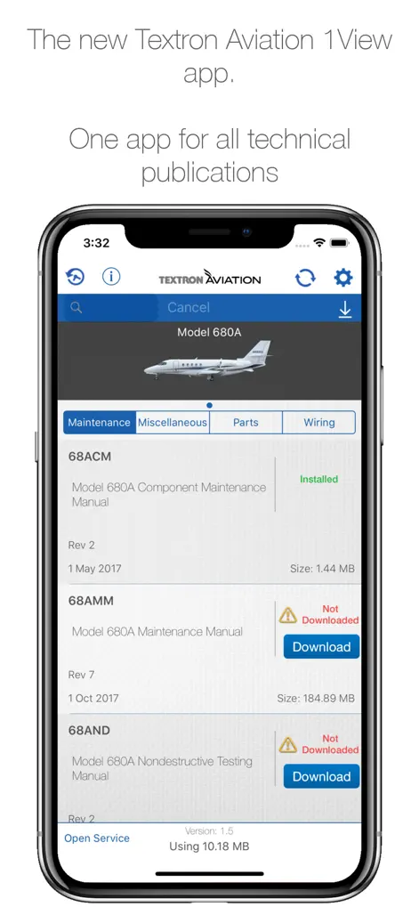 Textron Aviation 1View - Books App | MWM