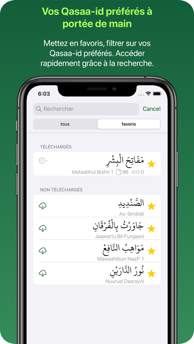 Qasida Pro iPhone screenshot 2 - Reference app