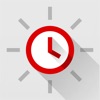Red Clock - Weather & Alarm icon