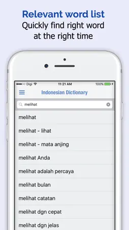 Indonesian Dictionary + screenshot 2