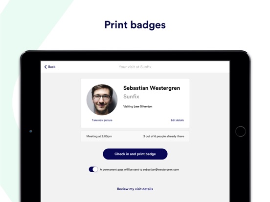 Eptura Visitor Kiosk