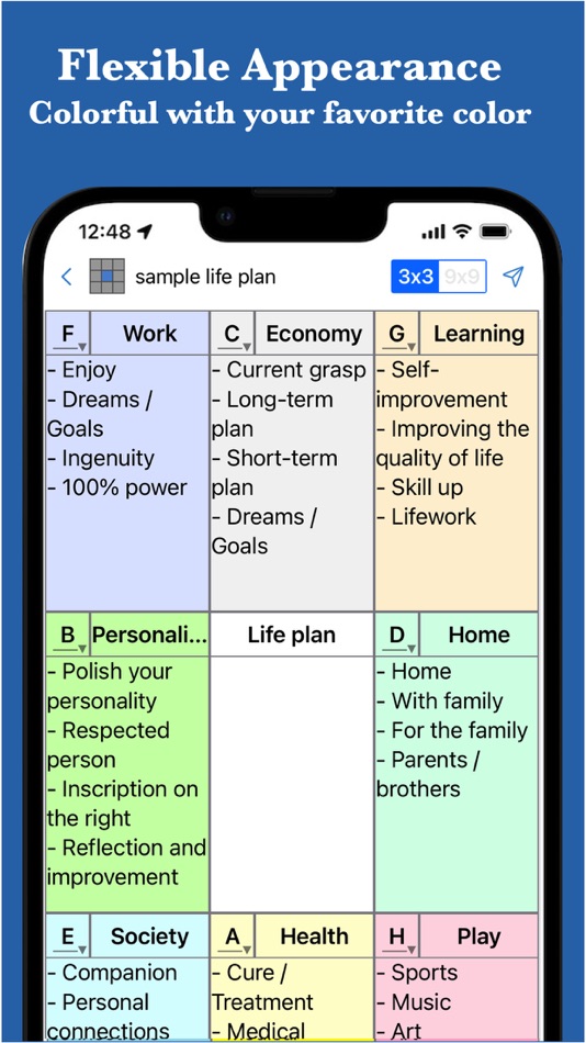 #3. MandalaChart Official App (iOS) Podle: MK-International