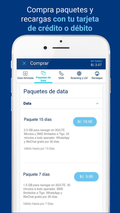 Mi Tigo Panamá Screenshot