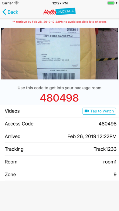 HelloPackage iPhone screenshot 3 - Shopping app