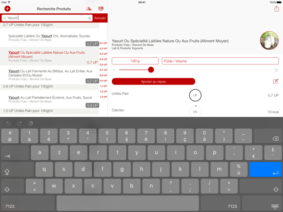 Screenshot #6 pour Unités de Pain: Info Glucides