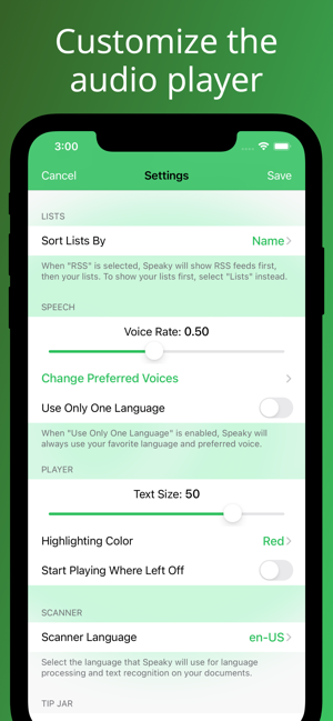 ‎Text to Speech - Speaky Screenshot