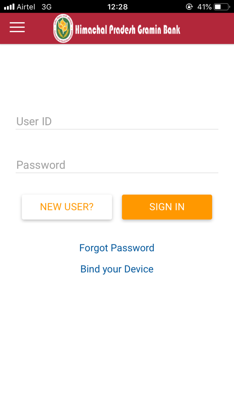 HPGB mBanking screenshot 1