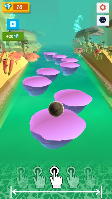 Screenshot #2 pour Hop Ball 3d music games