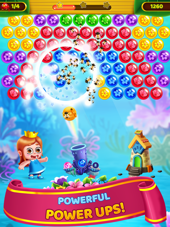 Flower Games - Bubble Pop 2024 iPad screenshot 7 - Games app