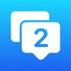 Dual Space: Multiple Accounts. icon