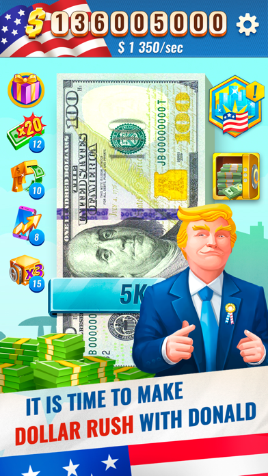 Trump's Empire: idle game Screenshot