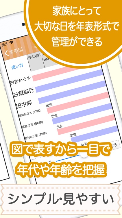 みんなの家系図 家族のルーツを記録に残そう screenshot-4