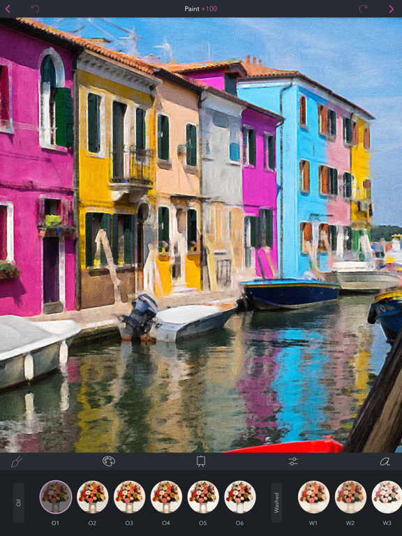 Brushstroke iPad screenshot 1 - Photo & Video app