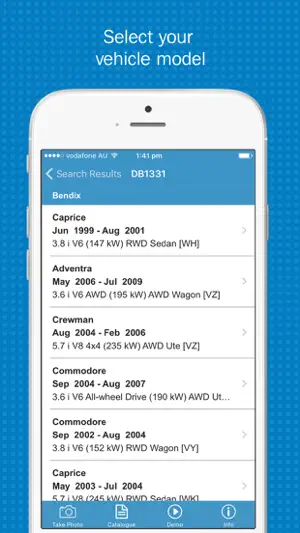 Bendix Brake Pad Identifier screenshot 4