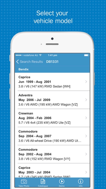 Bendix Brake Pad Identifier screenshot-3