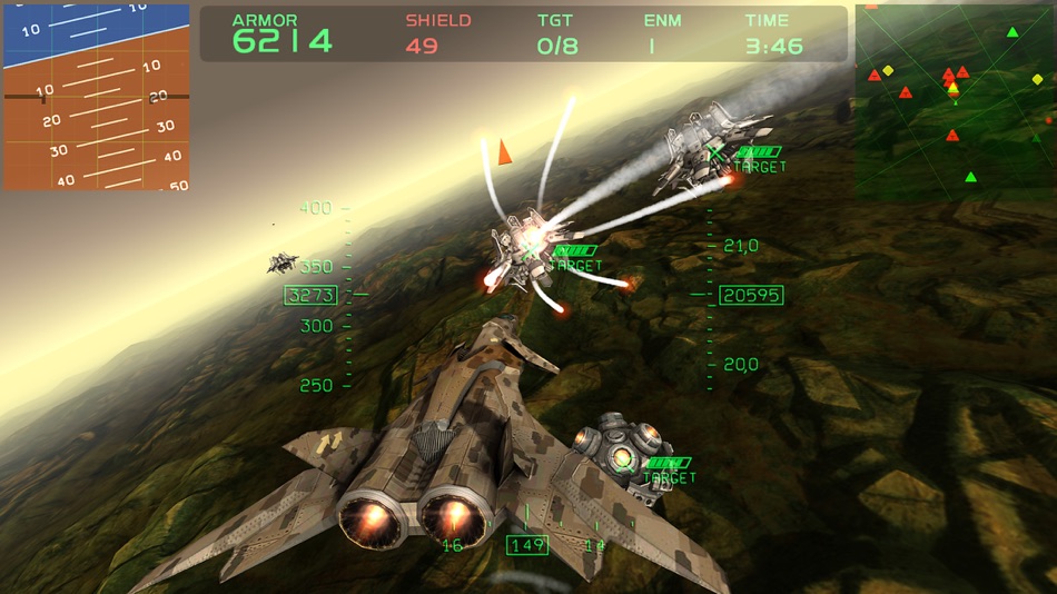 #5. Fractal Combat X (FCX) (iOS) 由: NEWTYPE K.K.