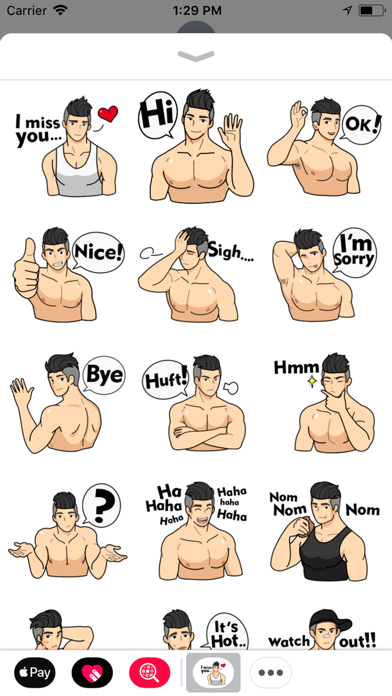Sexy Man Sticker Screenshot