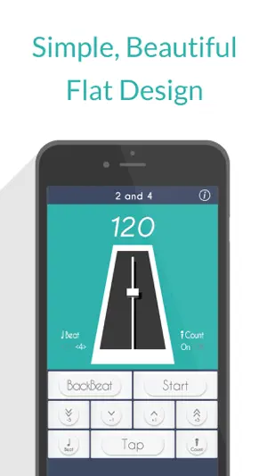 2 and 4: Voice Metronome screenshot 2