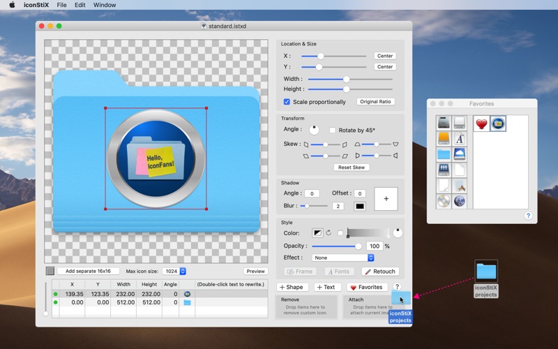 Screenshot #1 pour iconStiX
