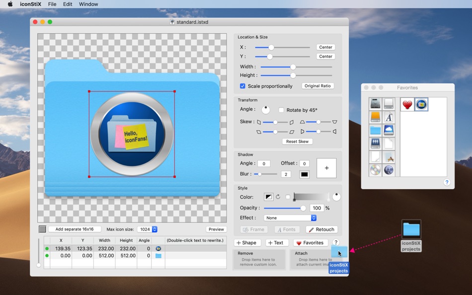#1. iconStiX (macOS) 由: Trollin